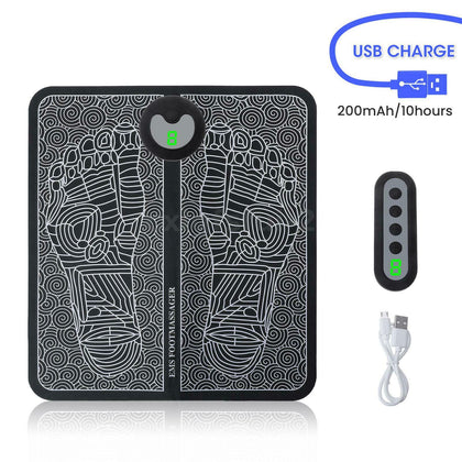 EMS Electric Foot Massager USB Mat Blood Muscle Circulation Relief Pai