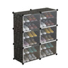 12 Tier Shoe Rack Storage Shelf Display Stand Organiser Unit Cabinet Drawer Cube