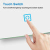 LED Bathroom Mirror Light Illuminated Demister Pad Touch Control Wall Mount IP44