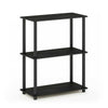 Furinno Turn-N-Tube 3-Tier Compact Multipurpose Shelf Display Rack Bookshelf