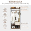 Coat Rack Coat Stand with 3 Tier Shoe Stand for Hallway Bedroom Storing Clothes