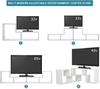 DIY TV Stand Display Storage Shelf Entertainment Units Living Room Bedroom White
