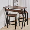 Bar Table Breakfast Kitchen Dining Room Vintage Industrial Furniture Table Brown