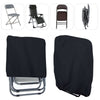 Sun Lounger Folding Recliner Chair Portable Reclining Garden Outdoor Seat Cover