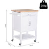 Kitchen Storage Trolley Cart Rolling Wheels Shelves Cupboard Towel Rail