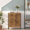 Storage Cabinet Bathroom Cabinet Sideboard with 2 Adjustable Shelf Cupboard