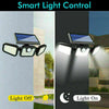 UK 74 LED Solar Power PIR Motion Sensor Lamp Outdoor Garden Security Wall Light