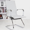 CHROME CANTILEVER FIXED BASE OFFICE CHAIR COMPUTER DESK MEETING ROOM HIGH BACK