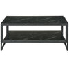 Industrial Coffee Table Modern Style Living Room Furniture Steel Frame Side End