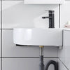 New Corner Basin Sink Bathroom Cloakroom Wall Corner Ceramic Wall Hung UK