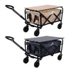 Outdoor Camping Trolley Wheelbarrow Folding Pull Along Wagon Truck Beach Fishing