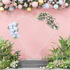 Heart Shape Metal Arch Frame Arrangement Wedding Background Flower Balloon Stand