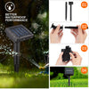 60 LED SOLAR POWERED RETRO BULB STRING LIGHTS GARDEN OUTDOOR FAIRY SUMMER LAMP
