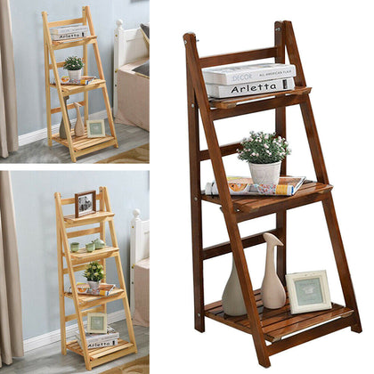 Wooden 3/4 Multi Layer Shelf Rack Holder Plant Flower Pot Stand Garden Home Unit