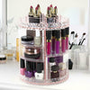 Cosmetic Makeup Organizer Storage Box Shelf 360 Degree Rotating Display Acrylic