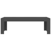 Modern Storage Coffee Table Grey 110x50x35 cm Chipboard Living Room Furniture UK