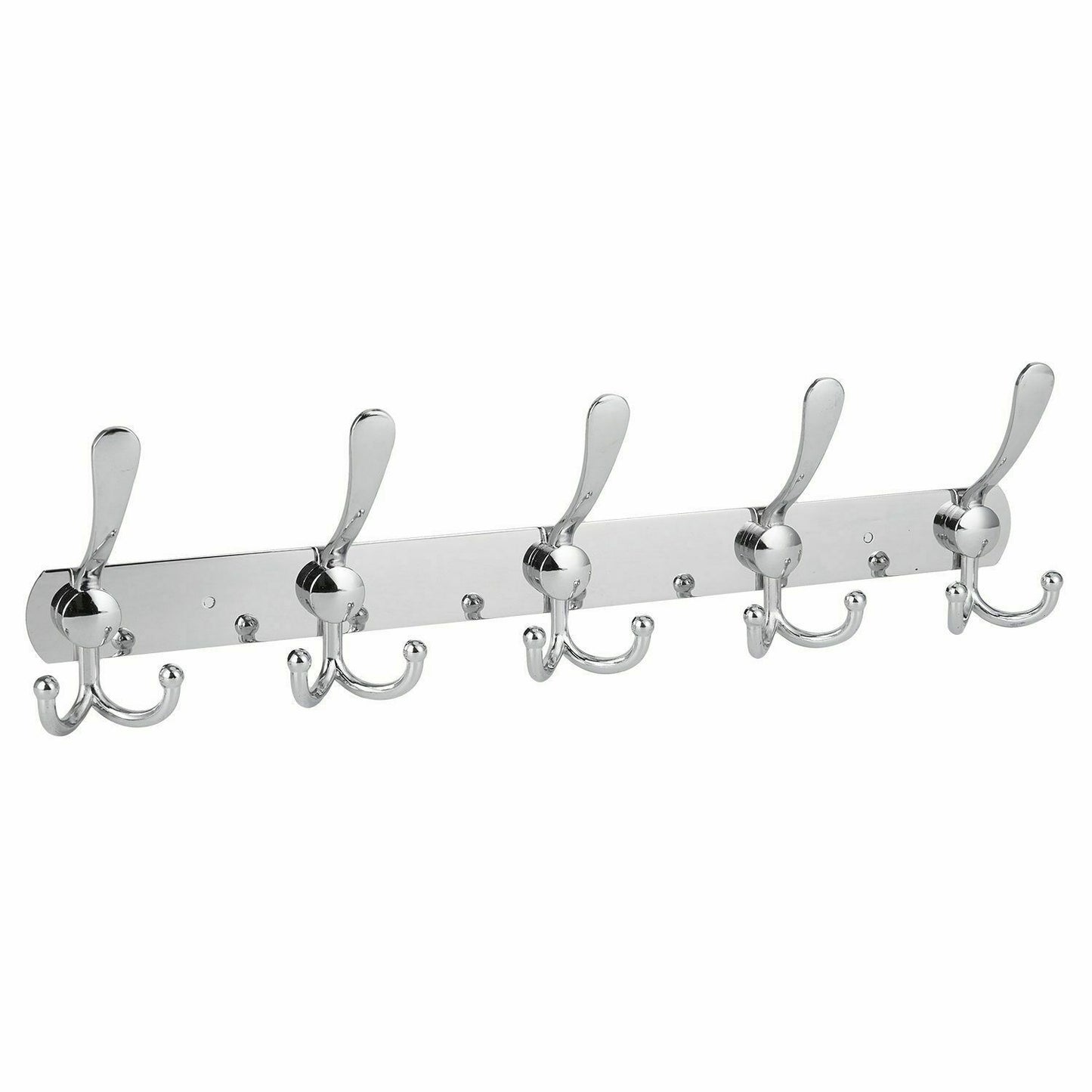 15 Hooks Coat Clothes Door Holder Rack Hook Wall Mounted Hanger Stainless Steel