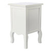 1 Pair White Bedside Tables Unit Nightstand Cabinet with Drawers Bedroom Storage
