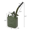 New 5L High Quality Metal Power Coated Inside An Out Jerry Can 5L Litre Can
