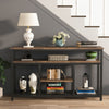 Tribesigns TV Cabinet Media Console Sofa Table w/ Open Stoareg Shelves