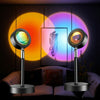 LED Sunset Lamp Projector USB Atmosphere Desk Night Light, Rainbow Neon Lights