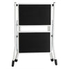 Heavy Duty Folding 2 Step Ladder Stool Steel Frame Ladder Anti-Slip Mat Kitchen