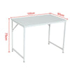Computer Laptop Table Desk Wood Top Study Office Home Workstation Black/White