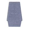 Durable Folding Storage Pouffe Footstool Seat Bench Ottoman Linen Suede Box Gray