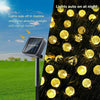 100LED SOLAR POWERED RETRO BULB STRING LIGHTS&GARDEN OUTDOOR FAIRY SUMMER LAMP