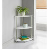 Fabulous Norsk White high gloss 3 Tier Corner Unit Perfact for your living room.