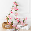 Artificial cherry flowers fake blossoms flower garland ivy hanging vine decor