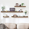 4x Floating Wall Mount Shelf Wooden Storage Shelves Picture Rack 110cm Home Deco