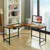 Extra Large L-shaped Desk Computer Desk Corner PC Workstation Table Home Office