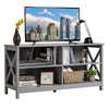 Wooden TV Stand Cabinet 2 Tier Home Furniture Entertainment Unit Storage Shelves