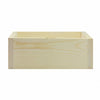 Wall shelf Wooden floating shelves Display unit cube box square Pine Polished