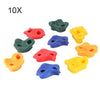 10X Rock Climbing Holds Wall Stones In/Outdoor Kids Playground With Fixing Set