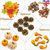 Artificial Pumpkin Harvest Autumn Fall Thanksgiving Wreath Banquet Home Decor