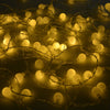 100 LED Globe Ball Outside Garden Lights String Fairy Decor Warm White 33ft