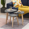 Nest of 3 Side Lamp Coffee Tables Furniture Nested Tables Living Room Tea Tables