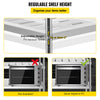 Garage Shelf Heavy Duty Shelving 5-Tier 59.1x17.7x70.9 in Stainless Steel