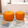 Nordic Pumpkin/Peach Shape Pouffe Stool Sofa Footrest Hallway Seat Ottoman Chair