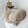 Large Soft Warm Cuddly Teddy Bear Fleece Blanket Throw Sofa Bed Double King