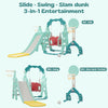 5 in1 Kids Toddler Swing Climber Slide Set Indoor Outdoor Backyard Playgroud HT