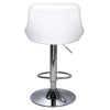 2pcs Bar Stools Breakfast Swivel Gas Lift Kitchen Stools Leather Chairs Comfort