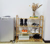 Bamboo Shoe Footwear Rack Stand Shelf Unit Organiser Wooden Storage Shelves