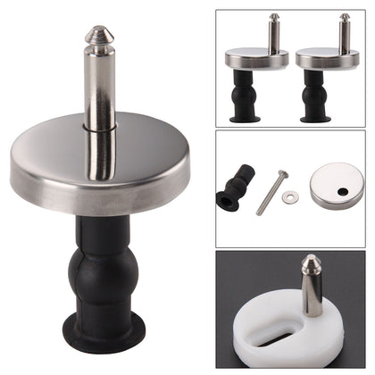 PAIR OF QUALITY TOP FIX WC TOILET SEAT HINGE FITTINGS QUICK RELEASE HINGES