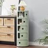 2/3/4/5 Layer Floor Standing Bedside Table Round Cabinet Drawers Storage Unit