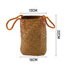 Small Seagrass Bucket Flower Plant Storage Rattan Woven Wicker Basket Pot Decor