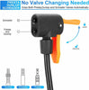 Compact Bicycle Bike Pump mountain Mini Inflator Tyre Tire Air Pressure Gauge UK