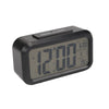 UK Digital LCD Snooze Electronic Alarm Clock with LED Backlight Light Control